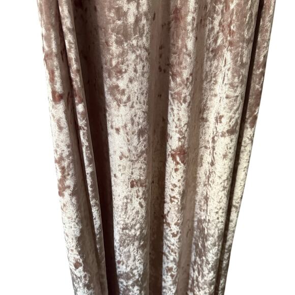 Anthropologie Samant Chauhan Metallic Velvet Twofer 90's Style  Midi Dress Small - Picture 5 of 6